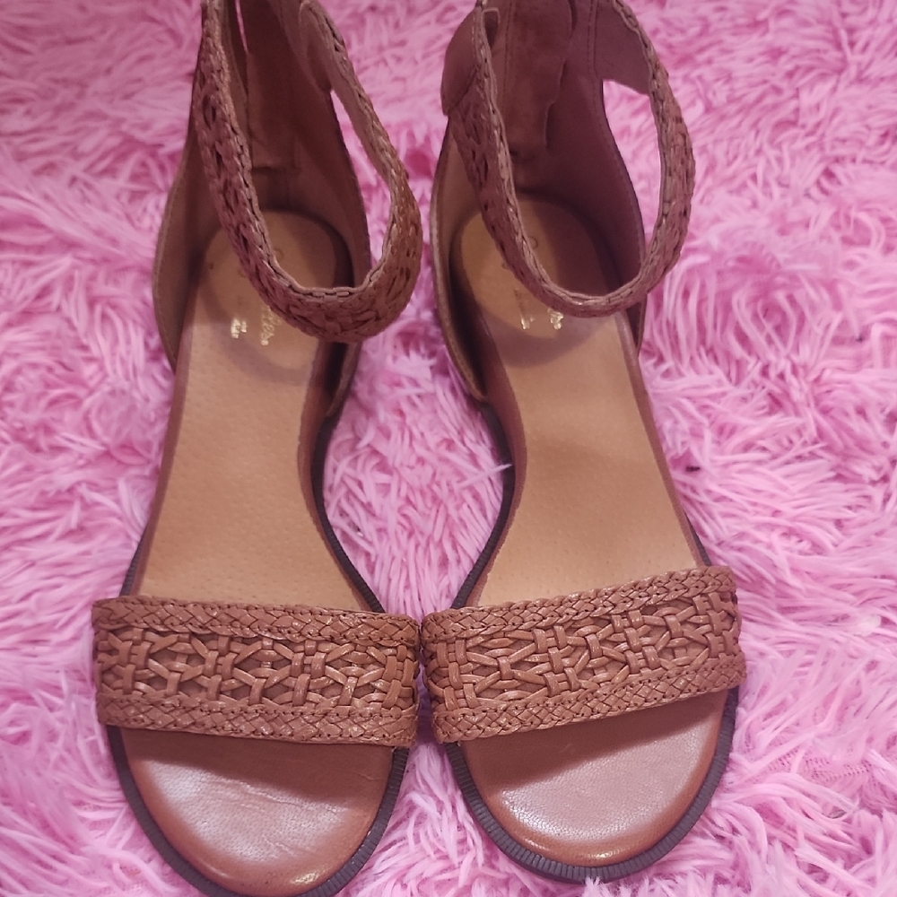 Seychelles Tan Braided Sandals